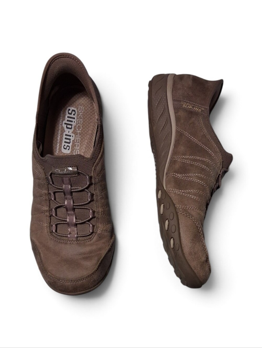 Skechers Slip-ins Breathe Easy Homebody Women's 9.5 Color Dark Taupe